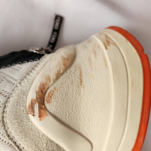 Fendi FFluid Sneakers Mid-Top High-Tech Jacquard - Picture 8 of 16